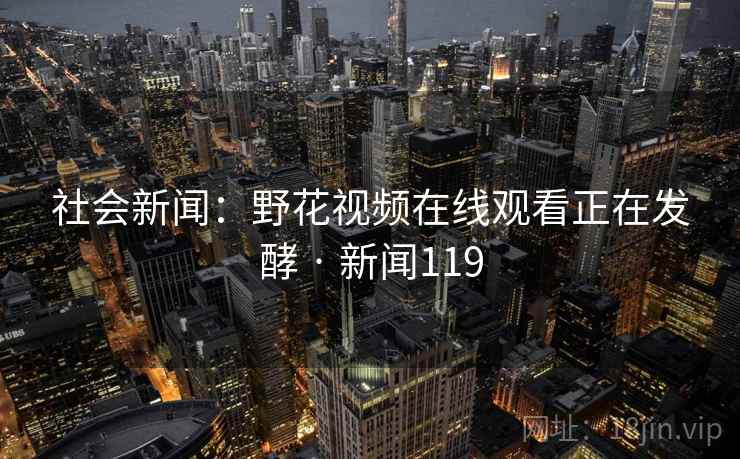 社会新闻：野花视频在线观看正在发酵 · 新闻119